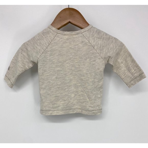 Peek Kids long sleeve heathered neutral top NEW WITH TAGS - Picture 3 of 3